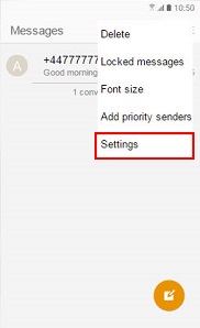 Tap Settings