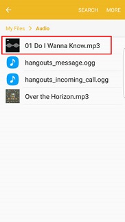 Do I Wanna Know MP3 file is selected